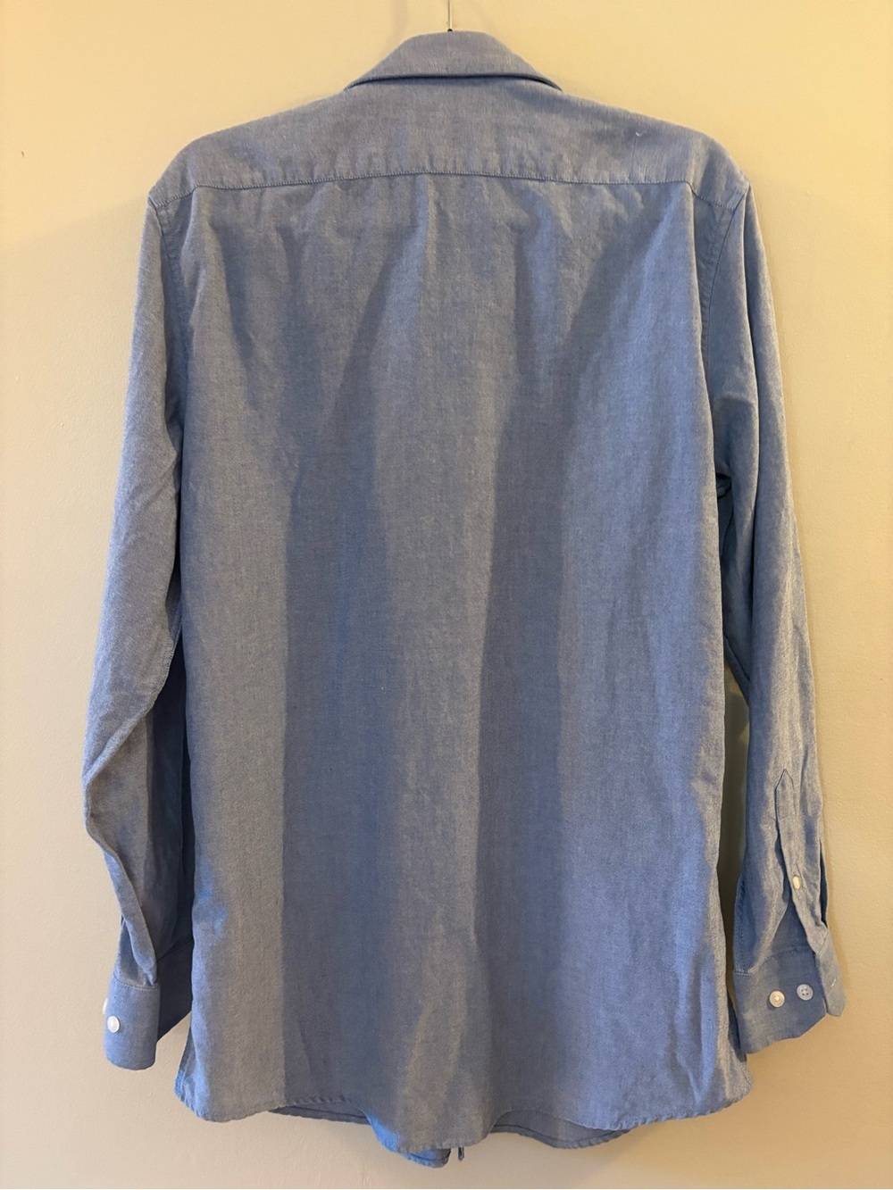 U.S. Polo Assn. Light Blue Long Sleeve Button Down Dress Shirt, Neck 16, 34-35 - Picture 5 of 11